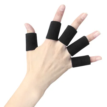 10 Упаковок Эластичных перчаток для занятий спортом, поддерживающих Артрит, Защита для пальцев, защита для Баскетбола, волейбола на открытом воздухе