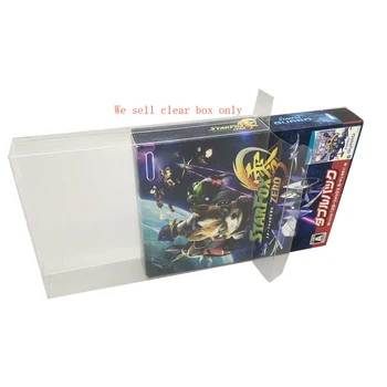 10 шт. Прозрачная крышка коробки для игры WIIU Star Fox Zero с двумя дисками, ограниченная серия, дисплей для хранения домашних ЖИВОТНЫХ, защитная коробка