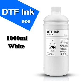1000 МЛ ЭКО DTF чернила для пленки прямого переноса для DTF принтера серии L1800 L805 1390 I3200 DX5 XP600 BK C M Y WH цвет в наличии