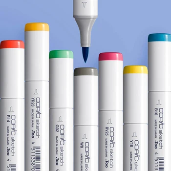 1шт Японский Копировальный маркер Второго поколения, серия эскизов, 358 Цветов, Одиночный рисунок Аниме, дизайн, Специальный мягкий цветной маркер