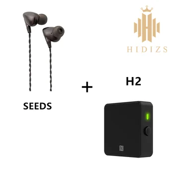 2023 Новый Hidizs H2 LDAC Bluetooth-приемник без потерь, наушники Seeds + Hidizs SEEDS 2,5 мм
