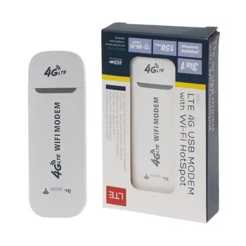 4G LTE USB-модем, сетевой адаптер с точкой доступа Wi-Fi, SIM-карта, беспроводной маршрутизатор 4G для Win XP Vista 7/10 10.4