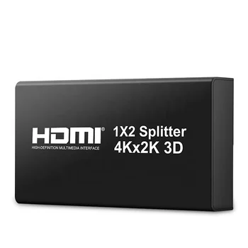 4Kx2K 3D 1080P HDMI Разветвитель Разветвитель 1 в 2 1x2 Поддержка 4K/30Hz HDMI 1.4 Поддержка Blu-ray DVD для Монитора компьютера Ноутбука