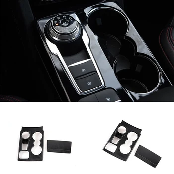 ABS Цвет Углеродного волокна Рамка центральной панели управления автомобилем Аксессуары для автоматической наклейки Ford Escape 2020