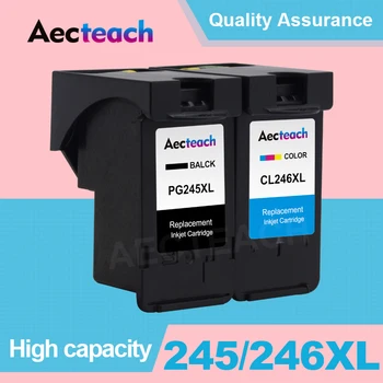 Aecteach Чернильный картридж PG245 CL246 сменный струйный для Canon PG 245 PG-245 CL 246 для Pixma iP2820 MX492 MG2924 MX492 MG2520
