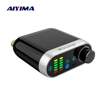 Aiyima Audio TPA3116D2 Hi-Fi Mini Bluetooth 5,0 Класс Усилителя мощности Hi-Fi Цифровой Усилитель USB Звуковая карта AUX 50 Вт * 2 Домашних Усилителя