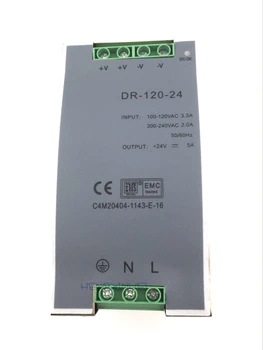 DR-120-12 DR-120-15 DR-120-24 DR-120-48 Din-рейка с Одним Выходом Импульсный Источник Питания 120 Вт Преобразователь переменного тока в постоянный