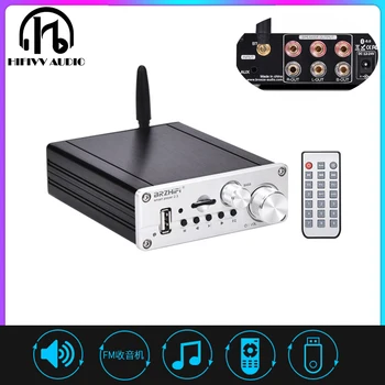 HIFI TPA3116 Bluetooth-совместимая Плата усилителя Стерео Цифровой Аудиоусилитель Amplificador Для Домашнего Кинотеатра USB TF Card Player