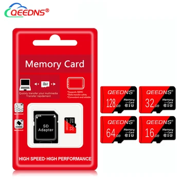 Micro Card Mini SD TF Card 128 ГБ 64 ГБ 32 ГБ 16 ГБ флэш-видеокарта класса 10 256 ГБ карта памяти 512 ГБ флэш-накопитель для мобильного телефона