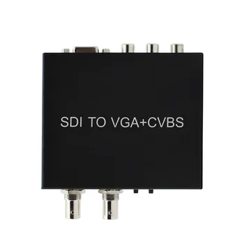 SDI (SD-SDI/ HD-SDI/ 3G-SDI) в конвертер VGA + CVBS /AV + SDI с поддержкой 1080P для монитора/Камеры/дисплея с адаптером