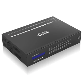 TESmart Ultra HD 16x16 HDMI Матрица 4K @ 30 Гц, поддержка ИК-пульта Дистанционного Управления Матричным переключателем