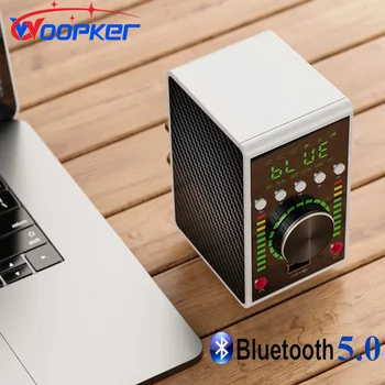 Woopker Мини Усилитель Аудио Bluetooth 5,0 Усилитель мощности Ma12070 Чипсет Цифровой 68 Вт + 68 Вт Домашний Аудио USB/AUX IN Hi-Fi Медиаплеер