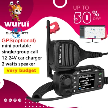 Wurui V1 global-ptt глобальная автомобильная рация POC мобильная радиосвязь коммутаторные радиостанции дальнего действия профессиональное двустороннее радио интернет