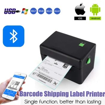 Xprinter DT108B 4-дюймовый Принтер Этикеток для Доставки Термопринтер штрих-кодов Для UPS Bluetooth DHL USPS DPD POCHTA USB Bar Code Maker