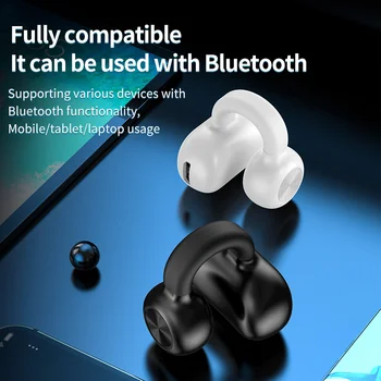 Z28 Clip Ear Bluetooth-Гарнитура Беспроводная С одной громкой связью Бизнес-наушники Hi-Fi Стерео Водонепроницаемые Спортивные наушники Наушники