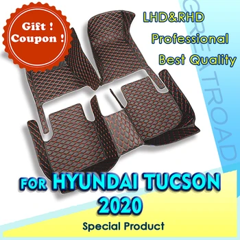 Автомобильные коврики для Hyundai Tucson 2020, Пользовательские Автомобильные накладки для Ног, Автомобильный Ковер, аксессуары для интерьера