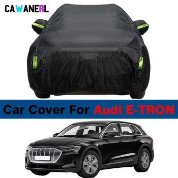 Автомобильный чехол с защитой от Ультрафиолета, Солнцезащитный козырек, Устойчивый к Дождю, Снегу, пыли, водонепроницаемый чехол для внедорожника Audi E-TRON ETRON