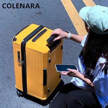 Багаж COLENARA Новый универсальный чехол-тележка с индивидуальностью, Переносная водонепроницаемая коробка для регистрации багажа, ультралегкий чемодан