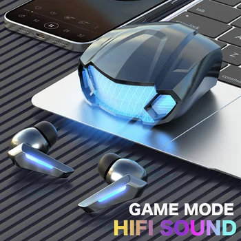 Беспроводная Bluetooth-гарнитура Hi-FI Звуковые наушники HD для звонков с микрофоном Bluetooth-наушники Для игр, спорта, TWS-наушников