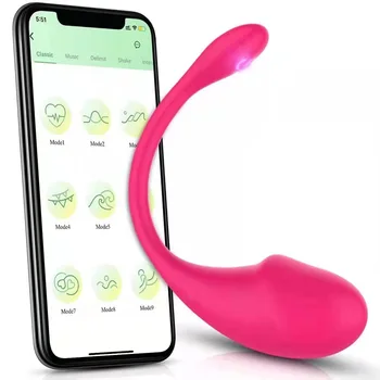 Беспроводной Bluetooth фаллоимитатор с точкой G, вибратор, женское приложение, дистанционное ношение, вибрирующее яйцо, клитор, женские трусики, секс-игрушки для взрослых