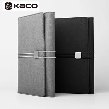 Высококачественный деловой офисный блокнот Kaco ALio, многофункциональный протокол встречи формата А5 с гелевой ручкой Kaco, водонепроницаемый и противообрастающий