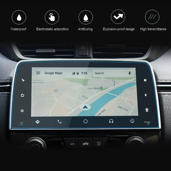 Для Honda CRV 5/7/9 Дюймов 2017-2021 Автомобильный GPS навигационный центр Экран Закаленное стекло Защитная пленка Наклейки для интерьера автомобиля