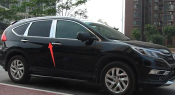 Для Honda CRV/CR-V 2012-2016 Автомобильная оконная стойка из нержавеющей стали с отделкой