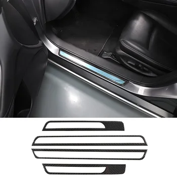 Для Infiniti Q50 Q50L 2015-2022 Мягкая Наклейка Для Защиты Наружных Порогов Автомобиля Из Углеродного Волокна, Аксессуары для интерьера