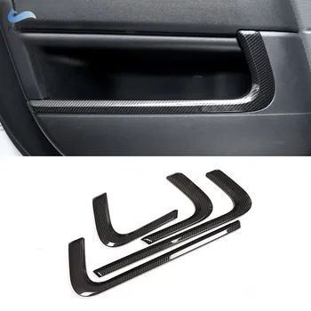 Для Range Rover Sport 2014 2015 2016 2017 2018 2019 ABS Текстура из углеродного волокна Внутренняя отделка дверной панели