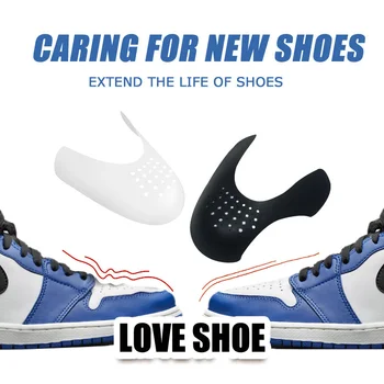 Защита обуви от складок для кроссовок, носовые накладки, защита от складывания, Носилки, Удлинитель, Аксессуары для хранения формы дерева