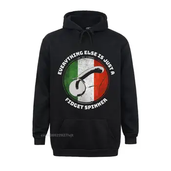 Итальянская Толстовка GifHoodie Funny Italy С капюшоном, Летняя Уличная Одежда, Хлопковый Пуловер Для Мужчин, Дизайн