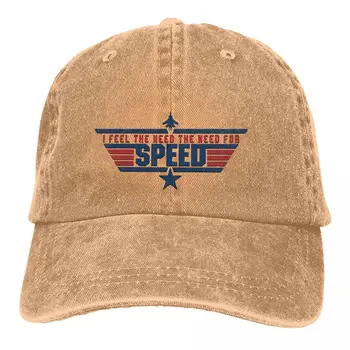 Летняя Кепка с солнцезащитным козырьком I Feel The Need The Need For Speed Хип-хоп Кепки Top Gun Maverick Film Ковбойская шляпа Остроконечные шляпы