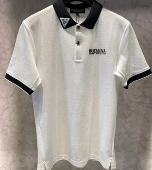 Мужские рубашки поло для гольфа, летняя спортивная одежда для пар на открытом воздухе с коротким рукавом, высококачественные топы для гольфа