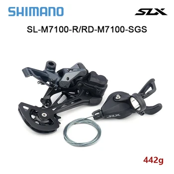 Набор групповых передач Shimano SLX M7100 12 Speed MTB, рычаг переключения передач и задний переключатель для горных велосипедов, запчасти для велоспорта