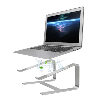 Настольная подставка для ноутбука Эргономичный портативный алюминиевый компьютерный стояк для стола Держатель подставки для ноутбука Совместим с Macbook, Dell, Lenovo