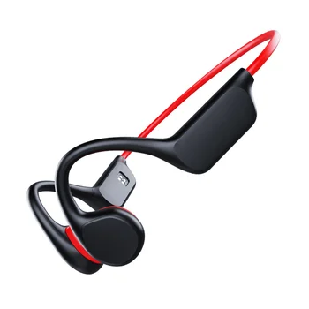 Наушники с костной проводимостью Bluetooth Беспроводной IPX8 Водонепроницаемый MP3-плеер Hi-Fi Наушники-крючки С Микрофоном Гарнитура Для Плавания