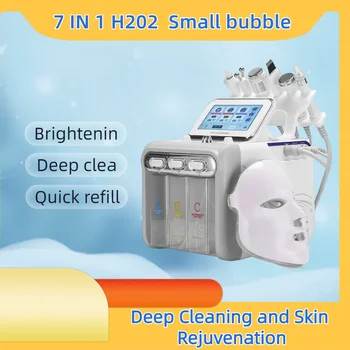 Новая Машина для дермабразии Воды 7 в 1, Глубокое Очищающее Струйное Гидро-Алмазное Удаление омертвевшей кожи для лица, Для салона