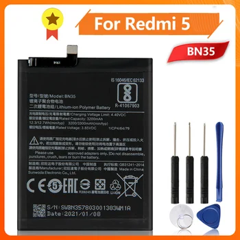 Новый Аккумулятор телефона BN35 Для Xiao Mi Redmi 5 5,7 