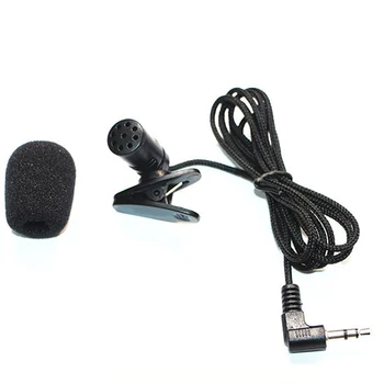 Однонаправленный Петличный микрофон, Конденсаторный Микрофон с шумоподавлением и кабелем длиной 1,18 м для телефонов и смартфонов, черный
