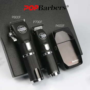 Популярные Парикмахерские P800F/P700F/P600F Профессиональные машинки для стрижки волос для мужчин, Салонная Масляная головка, Постепенный Триммер для волос для парикмахеров, Беспроводные