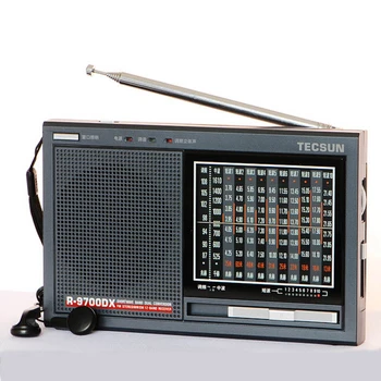 Портативный FM-радио Стерео Приемник MW SW Встроенный Динамик Двойной Разговор Разъем для внешней антенны Разъем для наушников TECSUN R-9700DX