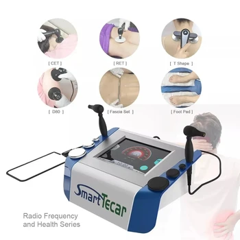 Портативный Smart Tecar 448K для реабилитации тела, Диатермии, физиотерапии, емкостной и резистивной машины для передачи энергии