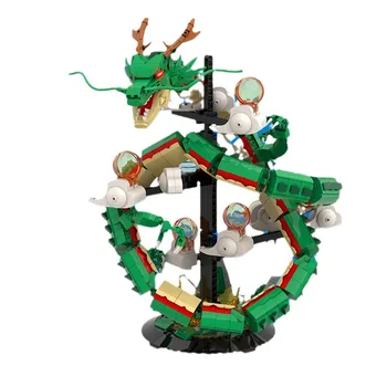 Светящиеся строительные блоки Dragon Ball Dragon из детских частиц, модель развивающей игрушки для больших мальчиков, подарок