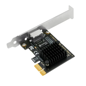 Сетевая карта PCI-E 2,5 G RTL8125BG PCI-E X1 до 2,5 Гбит/с, Гигабитная сетевая карта RJ45 Ethernet для ПК Windows/Linux/ESXi/ROS