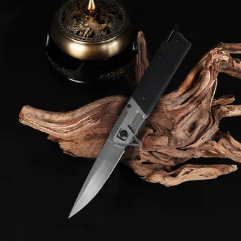 Складной нож, острый износостойкий походный нож для кемпинга, тактический военный нож с упаковочной сумкой, карманный нож для выживания