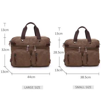 Чемодан, Мужской портфель, мужская Холщовая сумка через плечо, Повседневная Большая сумка-мессенджер, сумки для ноутбука, карманные сумки для путешествий, Классическая деловая сумка