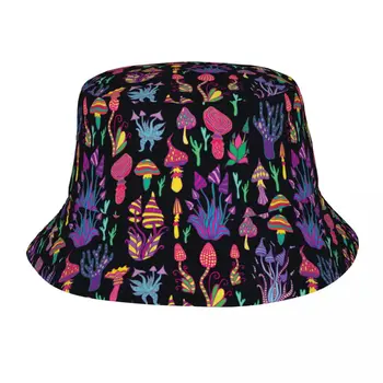 Шляпа с грибами, Модная солнцезащитная кепка, Уличная шляпа рыбака для женщин и мужчин, Подростковые Пляжные кепки, Рыболовная кепка