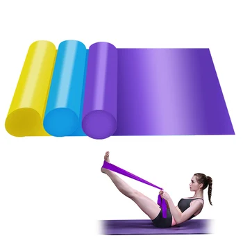 Эспандеры для фитнес-упражнений, Резиновая эластичная лента для йоги, резиновые тренировочные ленты для занятий в тренажерном зале