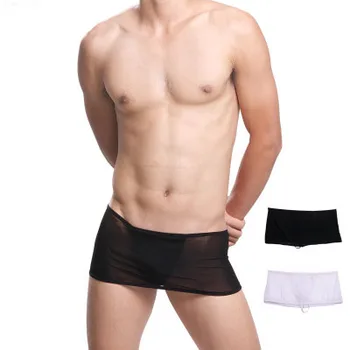 секс-товары, сексуальная перспективность, марлевое нижнее белье для геев, юбка в стиле T-back, мужские ультратонкие дышащие стринги
